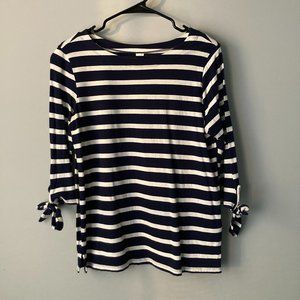 Navy and White Striped Old Navy Top